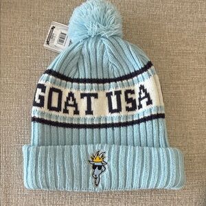 NWT Goat USA Light Blue Kids Beanie OSFA